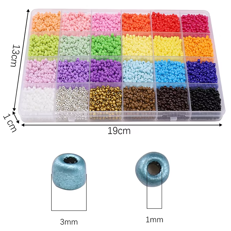 About 5200Pcs24 Grid Rice Bead - Body Jewelry Organizer reseña y precio