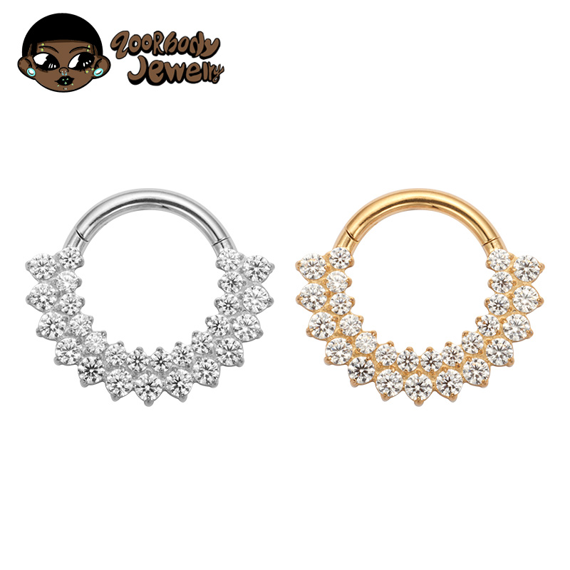 ASTM F136 Titanium Clicker Sep - Zoor Body Jewelry reseña y precio