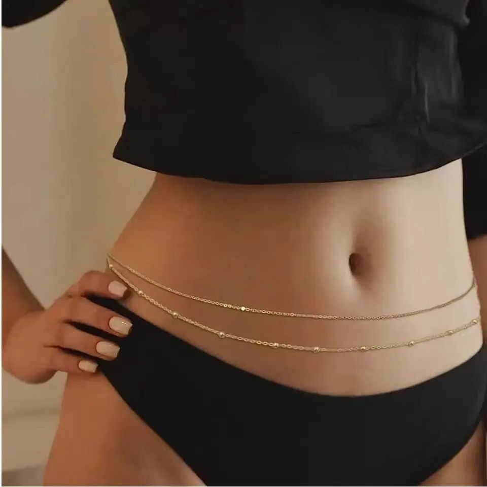 HipHop Double Layers Belly Cha - Body Jewelry reseña y precio