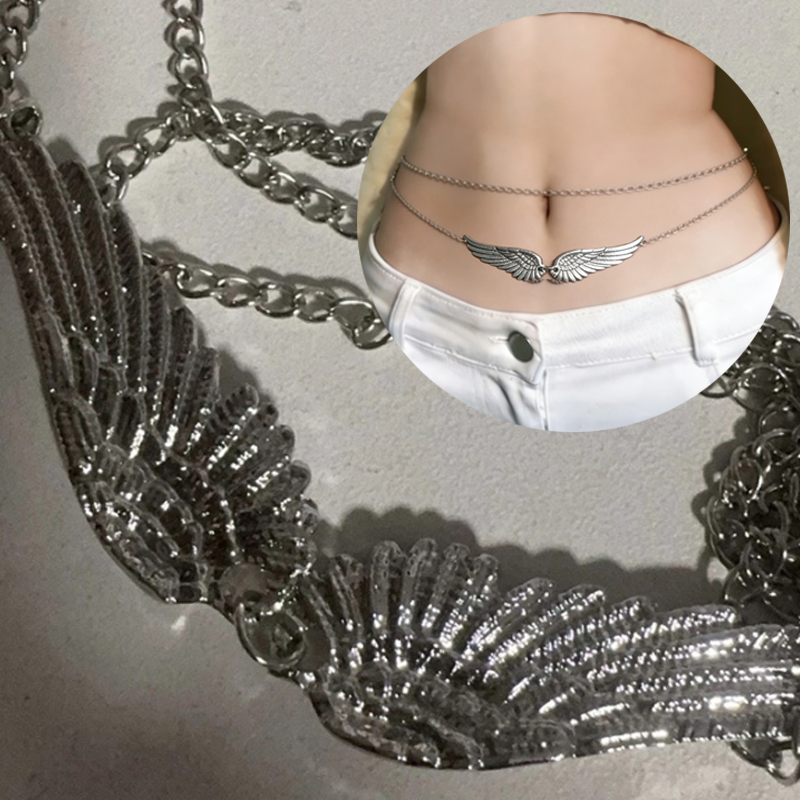 Double Layer Wings Angel Waist - Body Jewelry reseña y precio