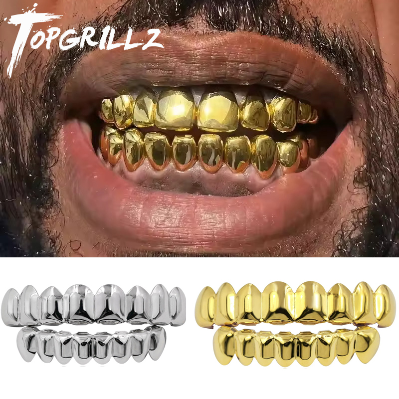 TOPGRILLZ Gold Silver Plated H - Body Jewelry Real Gold reseña y precio