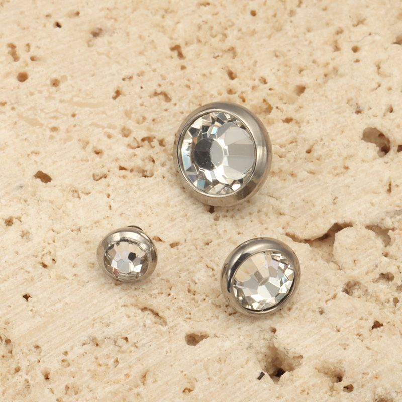 1PCS ASTM F136 Titanium Bezel  - Zoor Body Jewelry reseña y precio