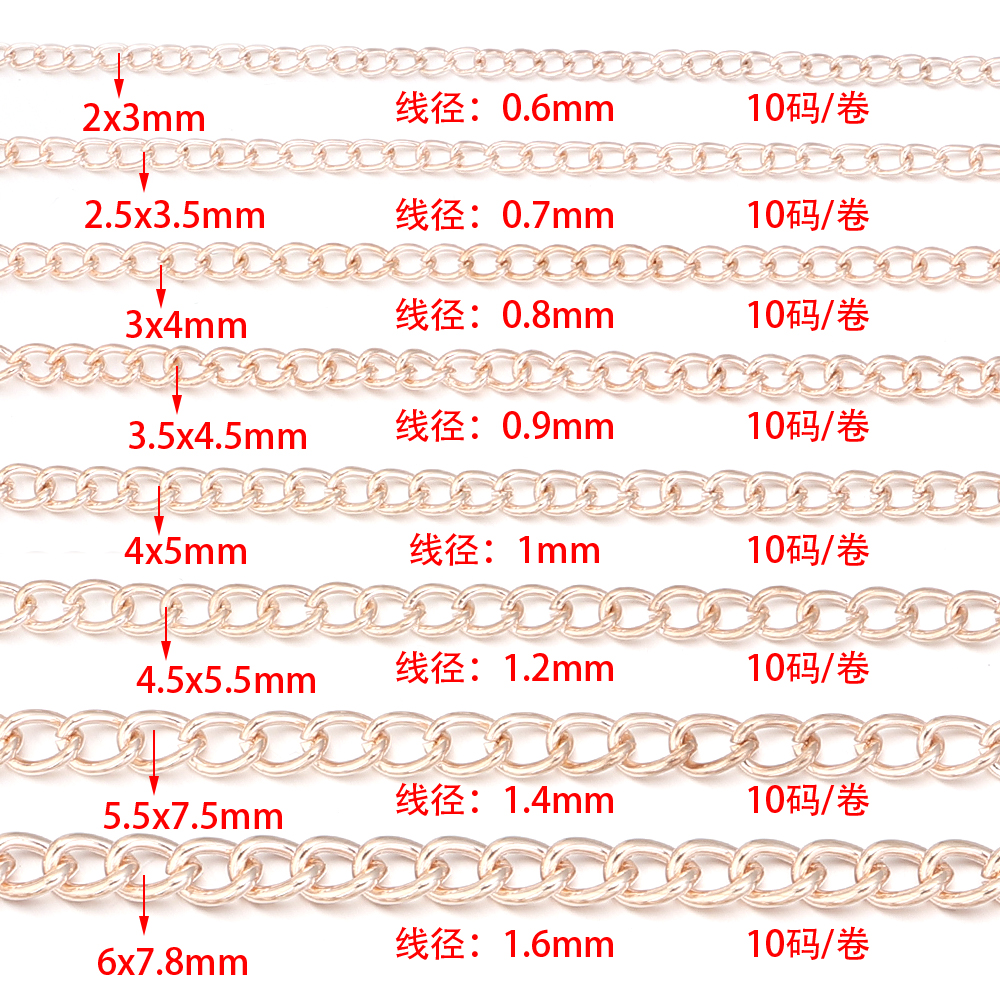 10yards/roll Flat 2-6mm Extens - Body Jewelry reseña y precio