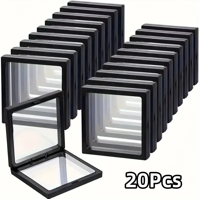 20Pcs Clearview 3D Floating Di - Body Jewelry Organizer reseña y precio