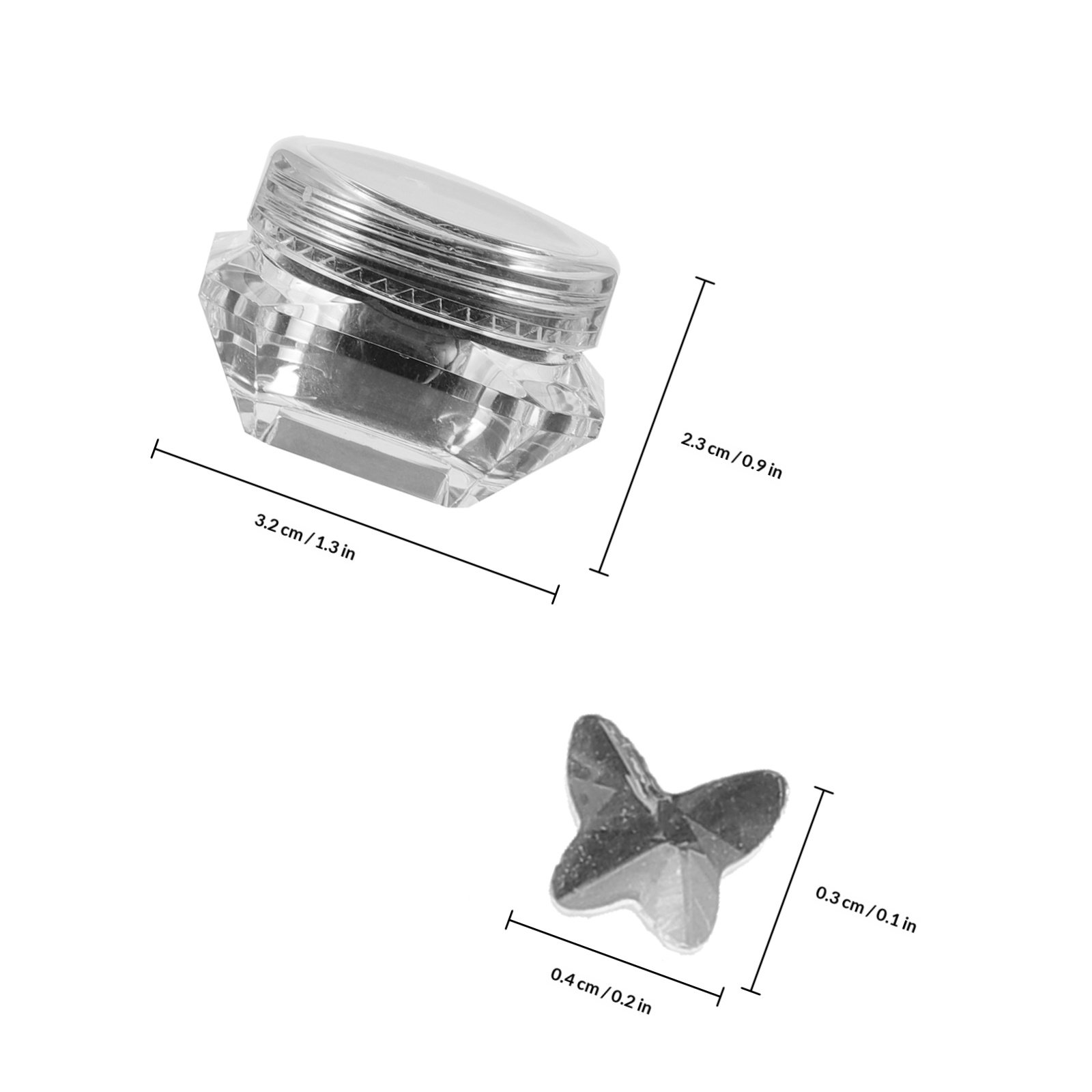 Plastic DIY Teeth Art Decors C - Body Jewelry reseña y precio