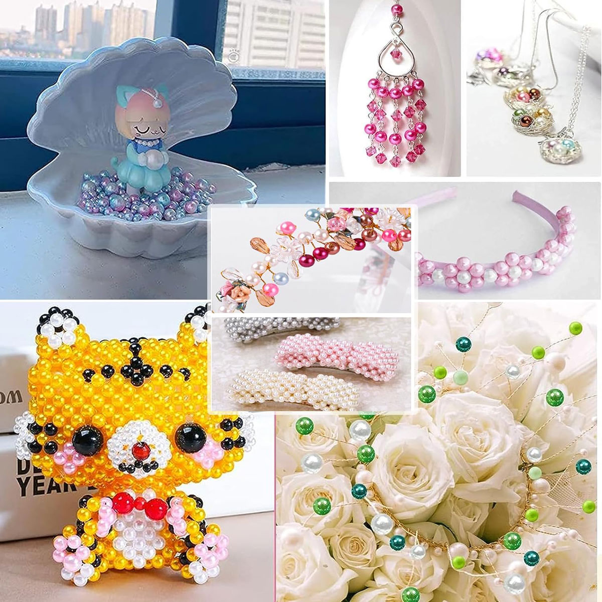 2400PCS 48 Compartments Pearl  - Body Jewelry Organizer reseña y precio