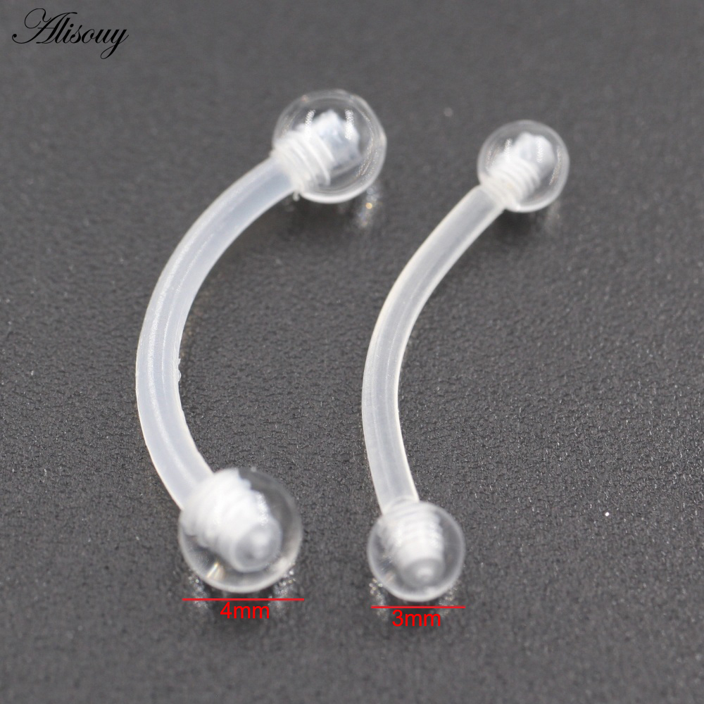 2PCS Transparent Acrylic Balls - Zoor Body Jewelry reseña y precio