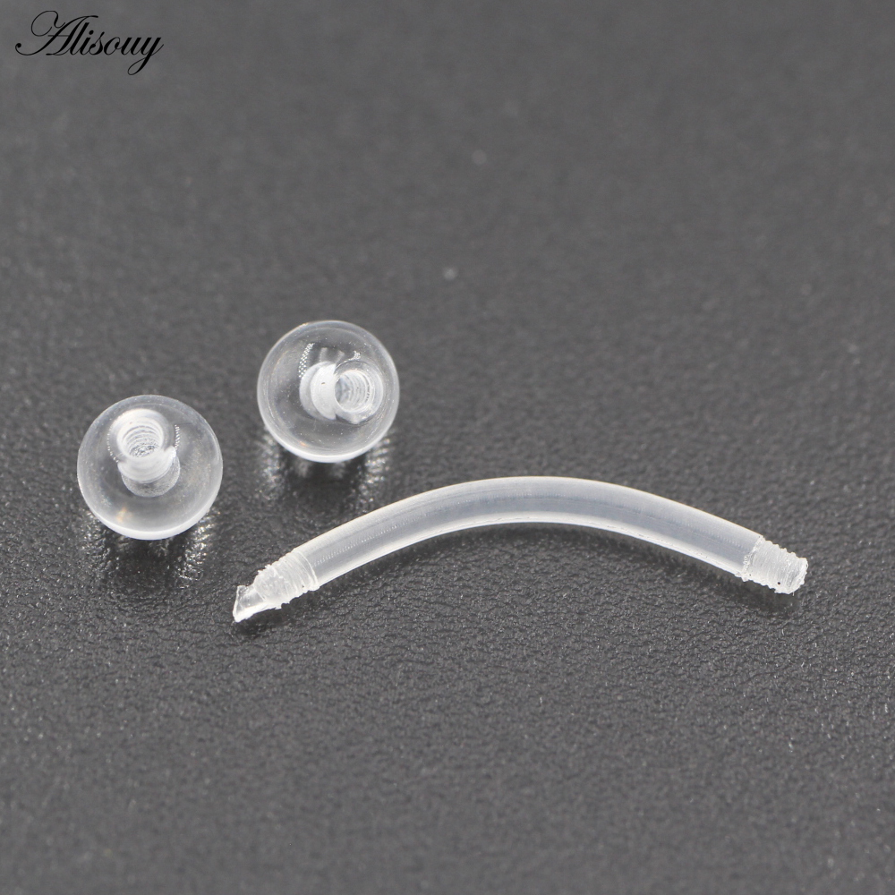2PCS Transparent Acrylic Balls - Zoor Body Jewelry reseña y precio